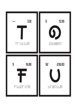 Tofu Periodic Table