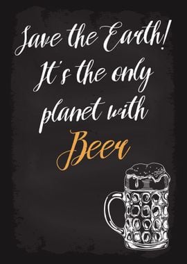 Save The Planet Earth Beer