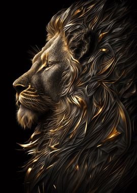 Black and Gold Lions