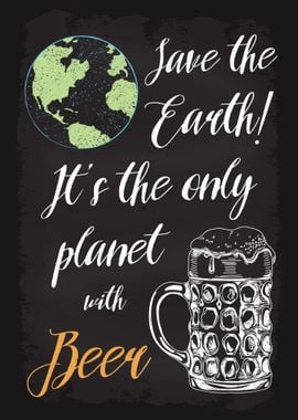 Save The Planet Earth Beer