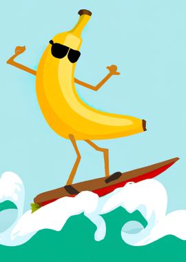 Surfing Bananna