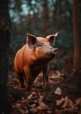 Adorable pig