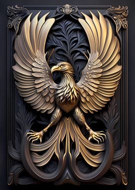 Golden Eagle Art Deco