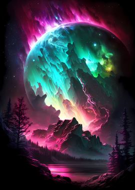 Aurora Stellar Landscape