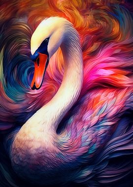 beautiful swan