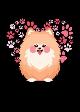 Pomeranian Heart