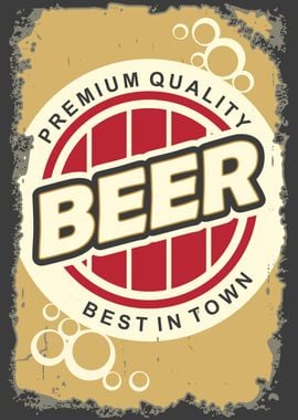 Premium Quality Beer sign