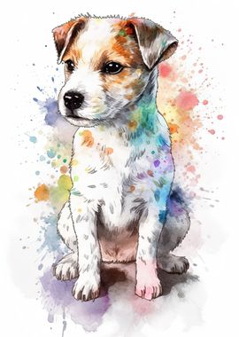 Cute Baby Jack Russel Dog