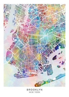 Brooklyn New York Map