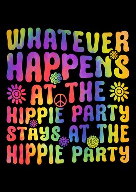 Funny Hippie Tie Dye Peace