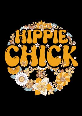 Funny Hippie Floral Groovy