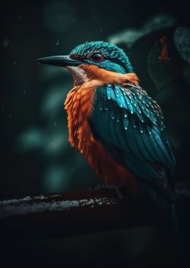 Colorful bird