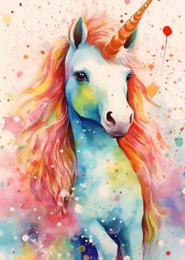 Unicorn Watercolor