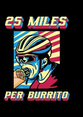 Cycling Cyclist Burrito