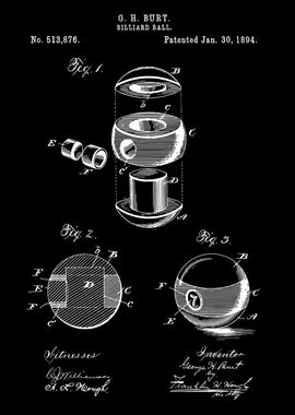 Billiards Ball Patent