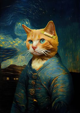 Van Goghs Whiskered Muse