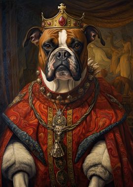 Boxer Dog The King 