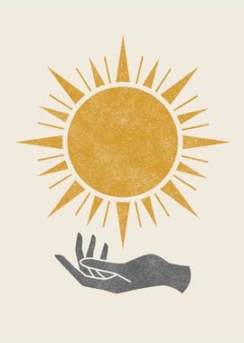 Sunburst hand