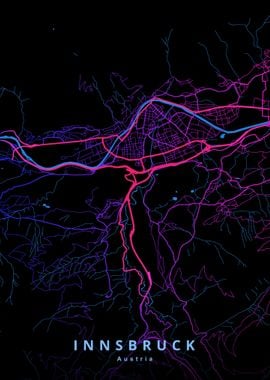 Innsbruck Austria Map