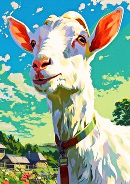 Goat portrait