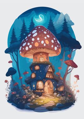 Fairy Mushroom House 03