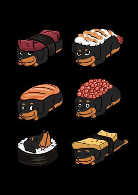 Dachshund Sushi