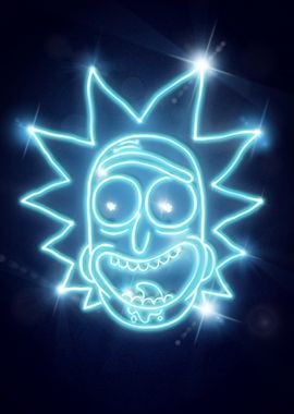 Neon Rick Blue