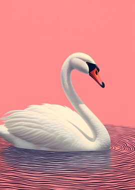 Abstract Swan