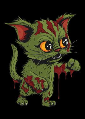 zombie kitten | Poster