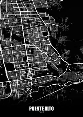 Puente Alto Chile Map