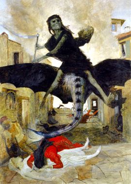 The Plague by Bocklin