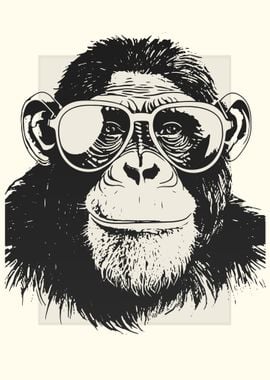 Chimpanzee Illustration