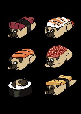 Pug Sushi