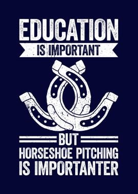 Funny Horseshoe Pitching