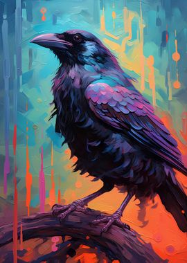 Crow Colorful Raven