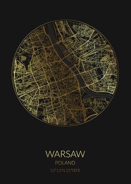 Warsaw Black Gold Map