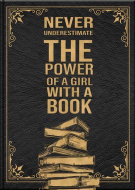 The power of book and girl