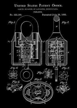 Antique Padlock design