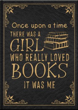 A girl who loves books