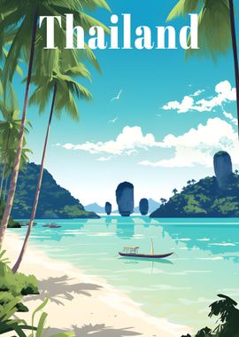 Thailand Travel Poster