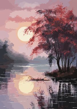 Lakeside Scene