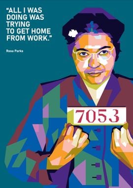 Rosa Parks Pop Art