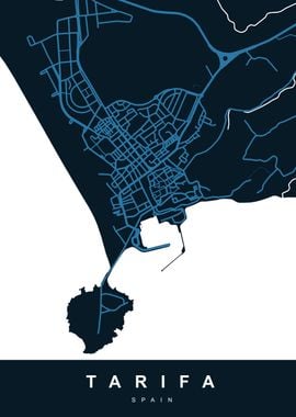 MAP TARIFA SPAIN