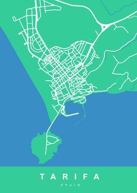 MAP TARIFA SPAIN