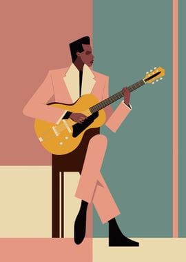 Guitarist jazz minimalist