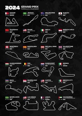 Season Calendar 2024 F1