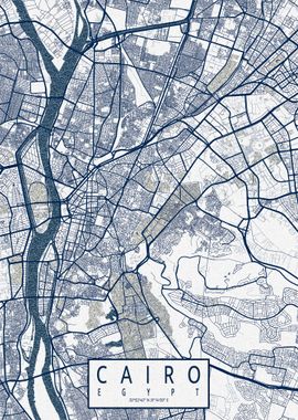 Cairo City Map Coastal