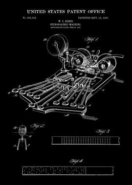 1907 Stenographic Machine