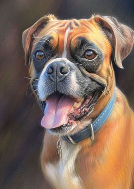 Boxer Dog Sketch