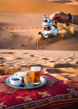 Tea in the desert Morocco